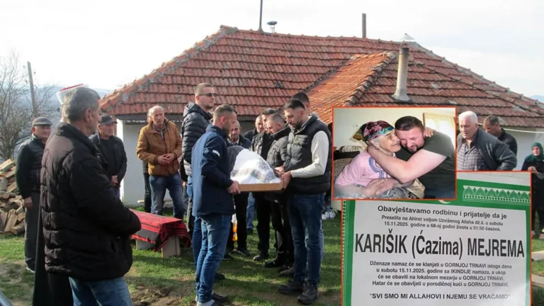 Obavljen ukop Mejremi Karišik, majki koja je nakon 40 godina ponovo zagrlila sina