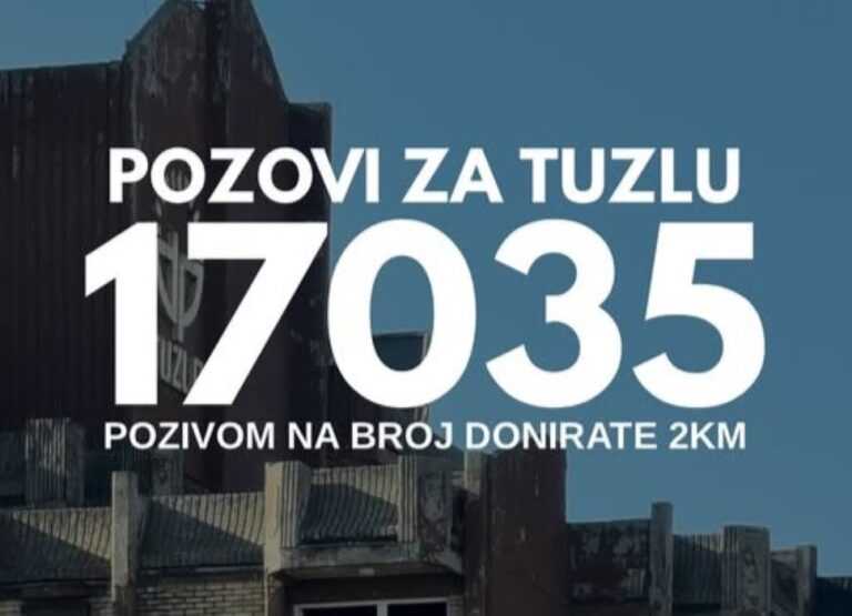 Okreni humanitarni broj 17035 za pomoć štićenicima Doma penzionera u Tuzli