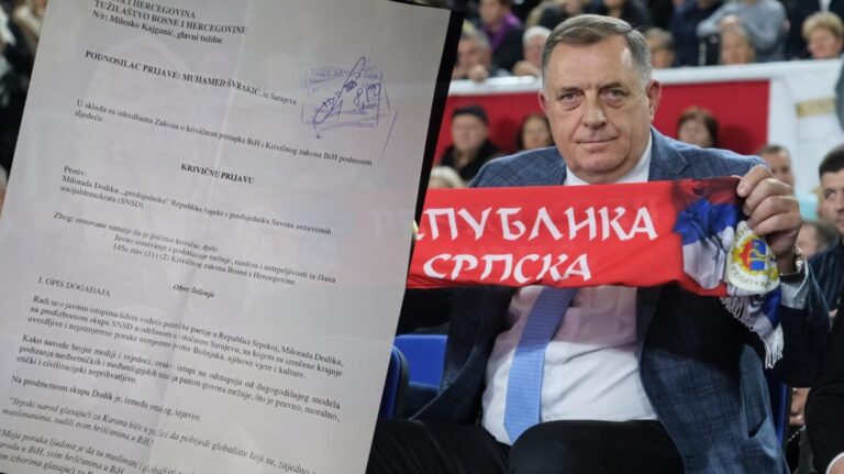 Pogledajte kako izgleda krivična prijava protiv Milorada Dodika