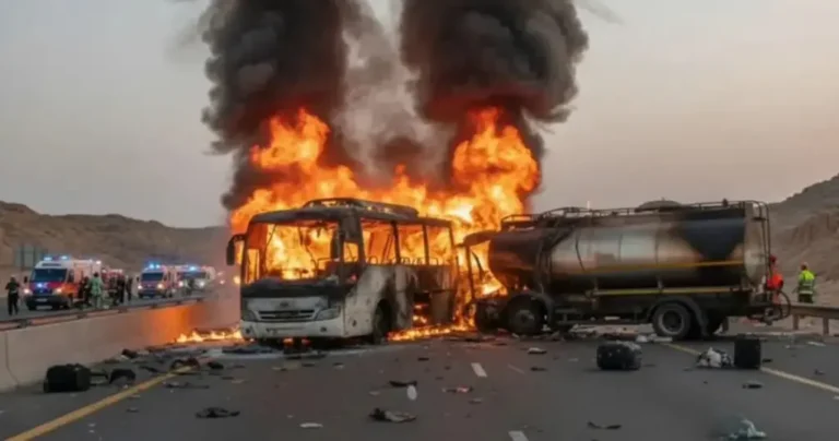 U autobusu izgorilo 45 vjernika koji su otišli obaviti umru, putovali su iz Meke u Medinu