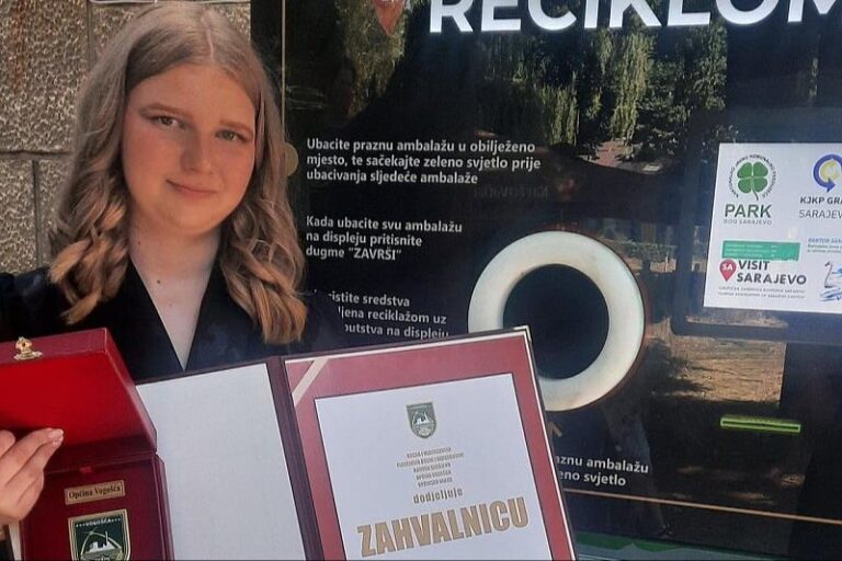 Trinaestogodišnja Lamija prikupila 10.000 boca, sve donirala Pomozi.ba