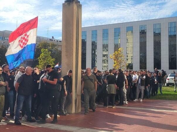 U Splitu završen protest Torcide, sve prošlo bez incidenata
