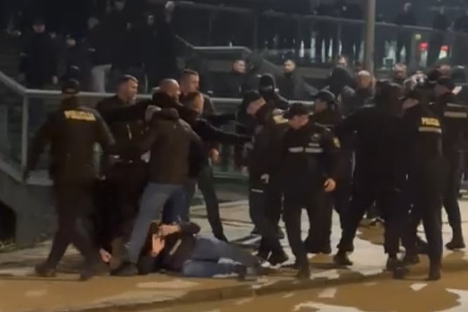 Zabilježen manji navijački incident u Zenici, intervenisala policija