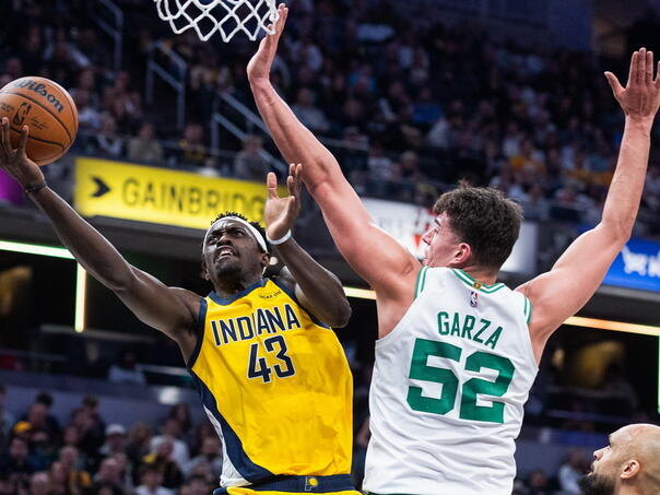 Boston slavio protiv Indiane, Garza bez greške