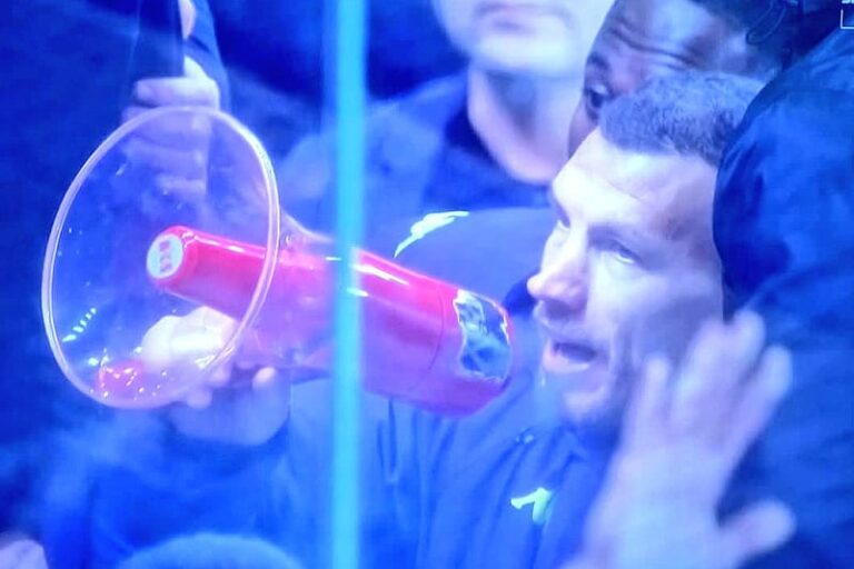 Džeko poslije utakmice u Bergamu koristio megafon, sada mu prijeti suspenzija