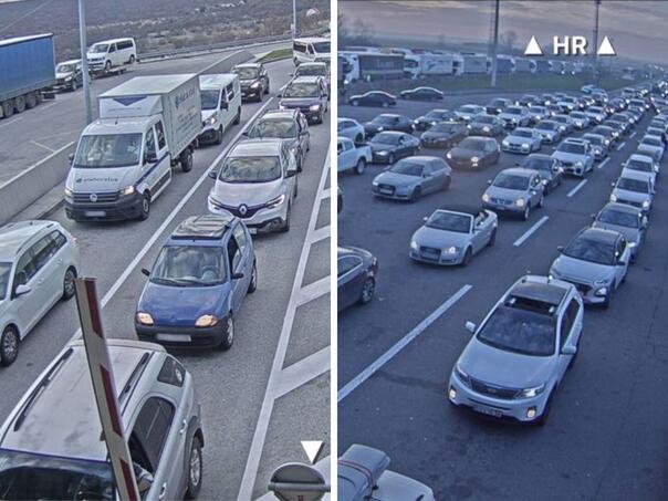 Predpraznični talas dijaspore izazvao saobraćajni kolaps na granicama širom regije