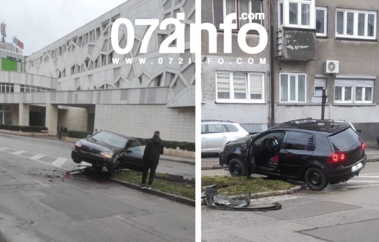 NEZGODA U CENTRU ZENICE: Građani se pitaju kako je došlo do ovakve nezgode