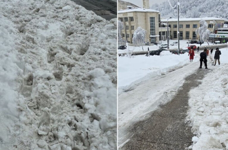 Sarajevski trotoari postali poligon prepreka: Pješaci primorani na hodanje kolovozom