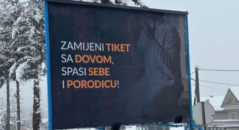Zamijeni tiket sa dovom, spasi sebe i porodicu!“: Poruka kod Kalesije o kojoj bruji cijela regija