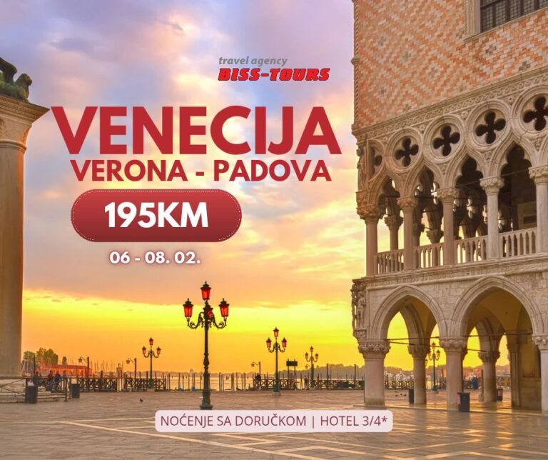 PUTOVANJE KOJE SE NE PROPUŠTA: Valentinovo u Veneciji sa Agencijom Biss-Tours