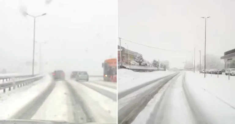 (VIDEO) Problemi na cestama: Snijeg ne prestaje, kamioni ne mogu preko dva prevoja