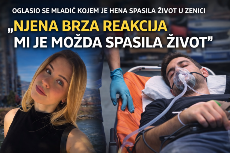 OGLASIO SE ZENIČANIN KOJEM JE HENA SPASILA ŽIVOT U CENTRU GRADA: “Njena brza reakcija mi je možda spasila život”