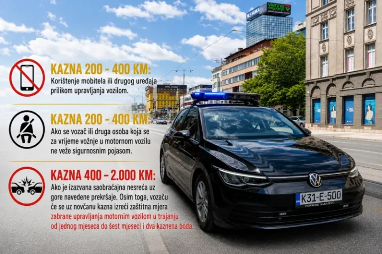 Izmjene zakona na snazi prvi dan Bajrama: Za bahate vozače previđene kazne 5.000 KM i trajno oduzimanje automobila