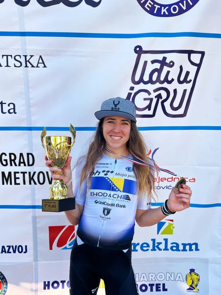 Lejla Njemčević osvojila drugo mjesto na UCI C1 utrci u Metkoviću