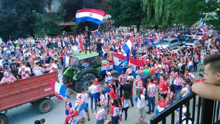 U Žepču se slavi srebro hrvatske reprezentacije (FOTO)