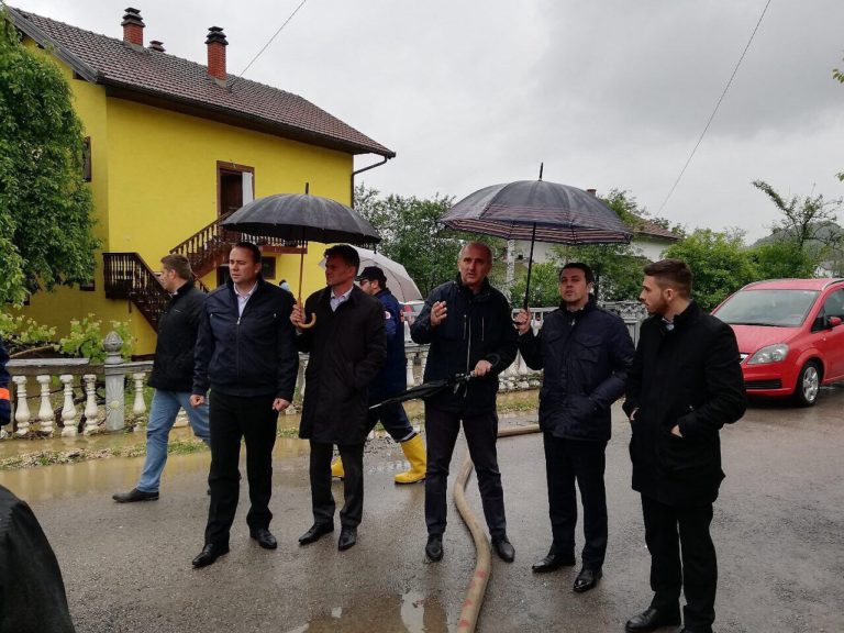 Delegacija Vlade ZDK obišla poplavljena područja na sjeveru ZDK