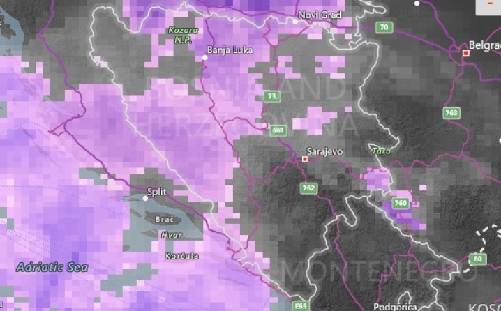 GRAĐANI OPREZ: Širom zemlje puše jak vjetar, na pojedinim mjestima brzinom od 122 hm/h!