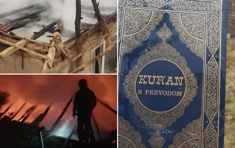 Kuća izgorjela do temelja: Kur’an ostao netaknut