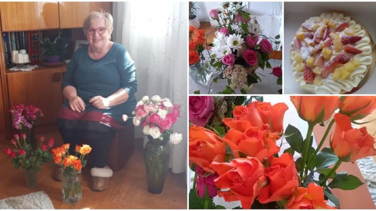 Za 70. rođendan poželjela mali buketić: Zasuli su me cvijećem