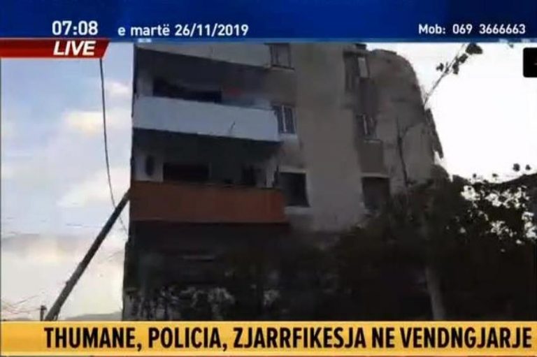 JEZIVI PRIZORI U ALBANIJI: Pogledajte kako se tresao TV studio u direktnom prijenosu