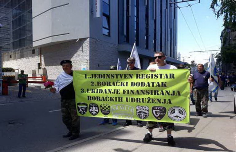 Bivši borci ponovo protestuju: Tri osnovna zahtjeva još nisu ispunjena