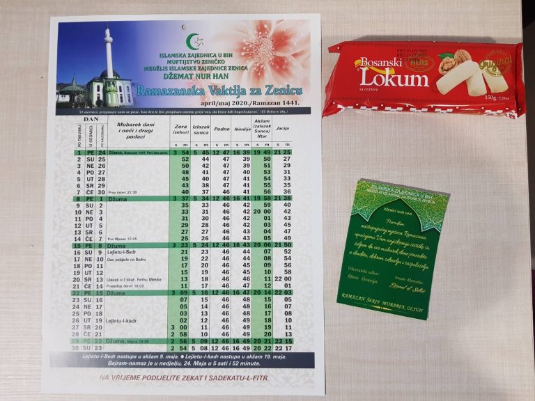 VJERNICI ODUŠEVLJENI: Džematlijama Nur Hana podijeljene predramazanske hedije