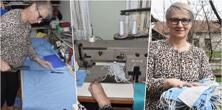 Sanela Begić iz Matuzića besplatno pravi zaštitne maske: Ovo je moj doprinos teškoj situaciji