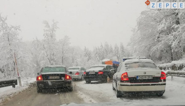 U Žepču otežan saobraćaj – Česti zastoji zbog saobraćajnih nesreća