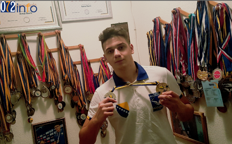 Amar Borić iz Zenice osvojio zlatnu medalju drugog dana Otvorenog prvenstva BiH u plivanju