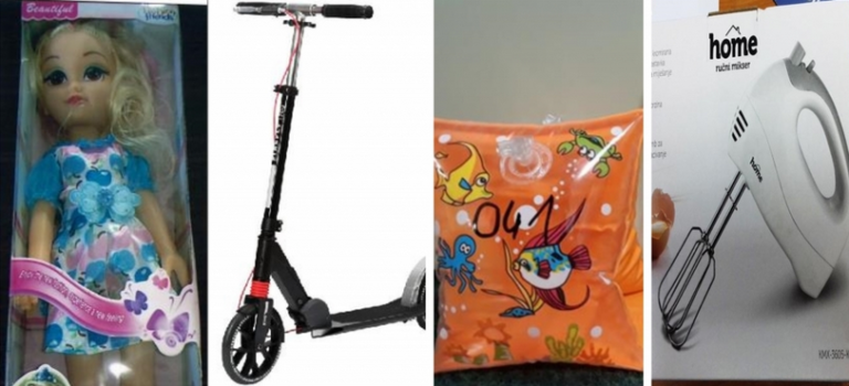 Romobil, lutka, mikser… Ovo su opasni proizvodi na bh. tržištu