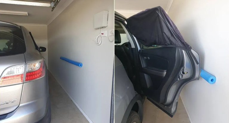 Jednostavan i jeftin trik: Spriječite udaranje vrata automobila u zidove garaže