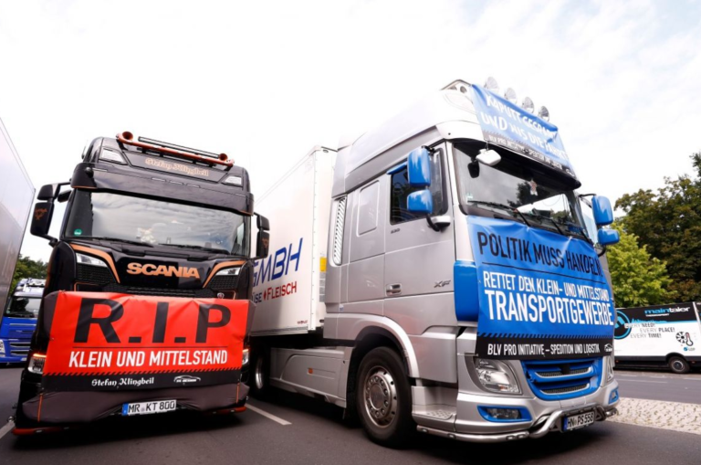Protest njemačkih kamiondžija: Uništavaju nas transportne firme iz istočne Europe