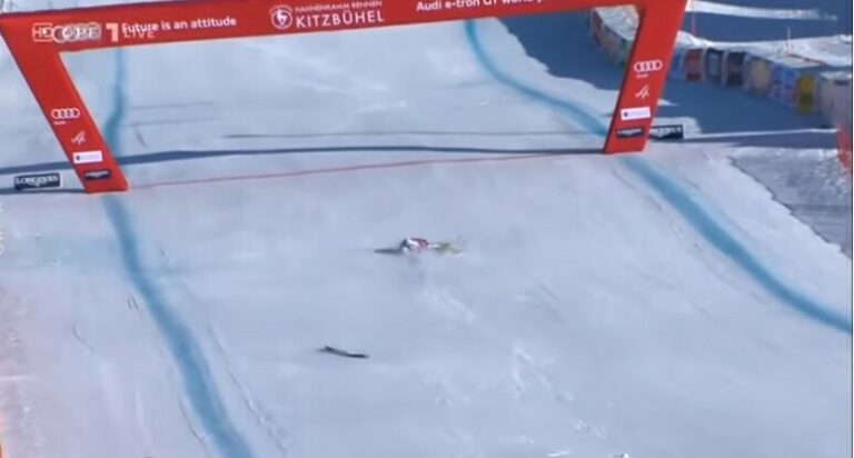 Švicarski skijaš pred ciljem pao jureći 146 kilometara na sat