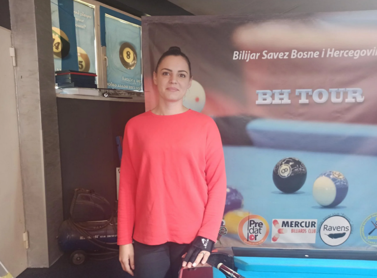 Hanan Memić, najbolja igračica bilijara u BiH: Djevojka pred kojom štapove polože i muškarci