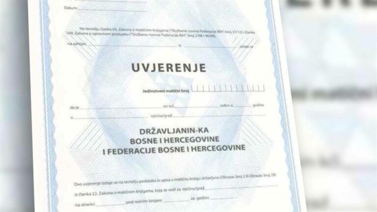 BiH dobila još jednu novu državljanku