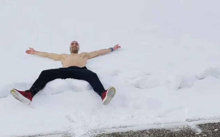 Amel Tuka go u snijegu u italijanskim Alpama