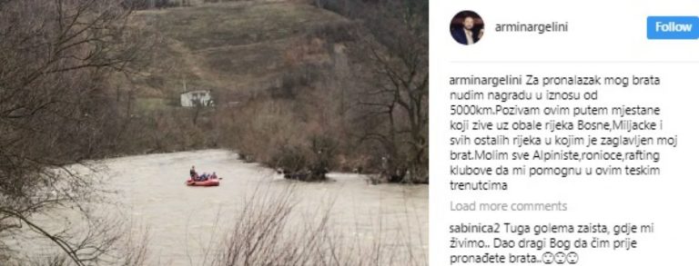 Armin Mulić nudi 5.000 KM onome ko pronađe tijelo njegovog brata Aldina