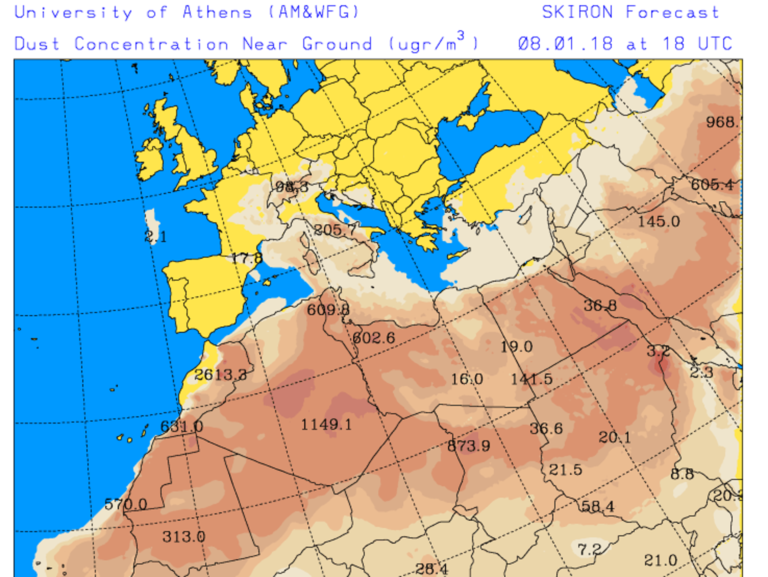 Saharski pijesak stiže u BiH