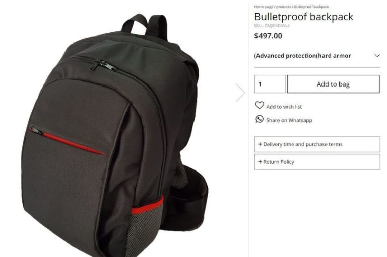 Izraelska kompanija u prodaju pustila školske torbe otporne na metke