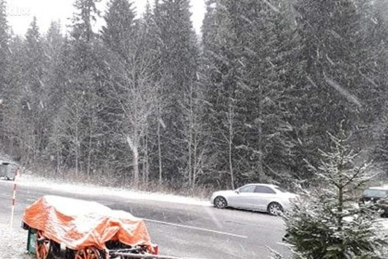 Snijeg počeo padati na bh. planinama, narednih dana moguć i u širem dijelu BiH