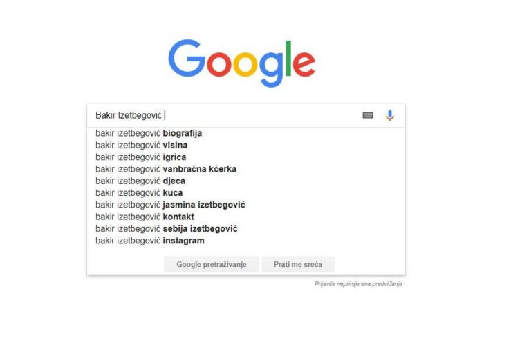Šta bh. građani traže o političarima na Googleu: Visina, bogatstvo, fotke s ljetovanja, provale…
