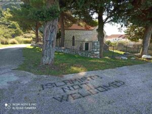 grafiti poruke dubrovnik islamofobija mrznja 1