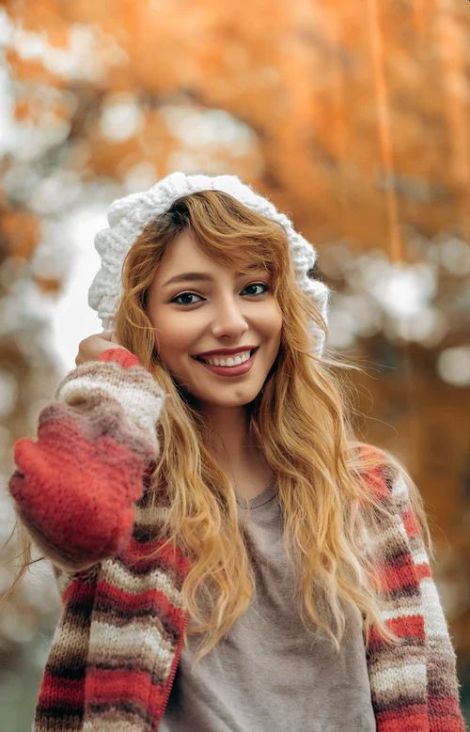jesen djevojka osmijeh beauty pixabay