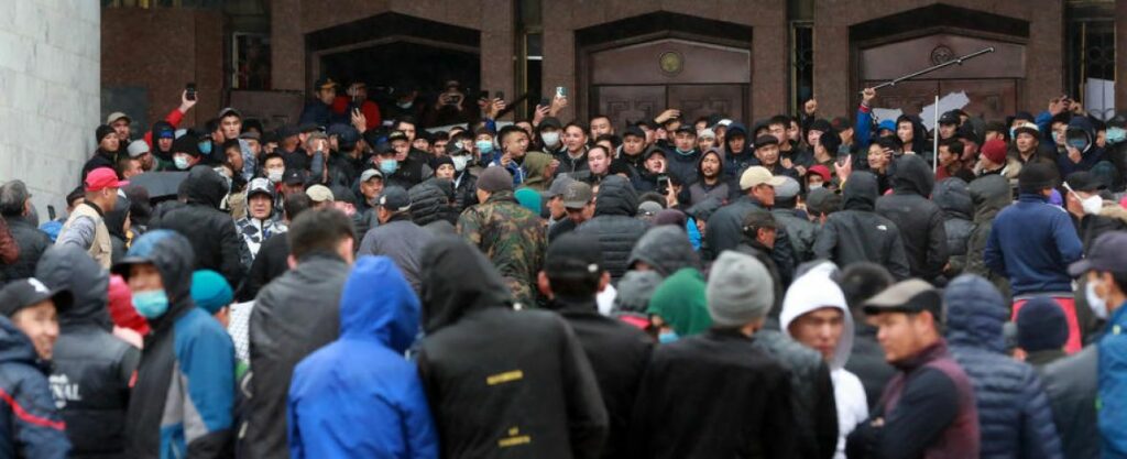 kirgistan protesti oktobar2020 epa