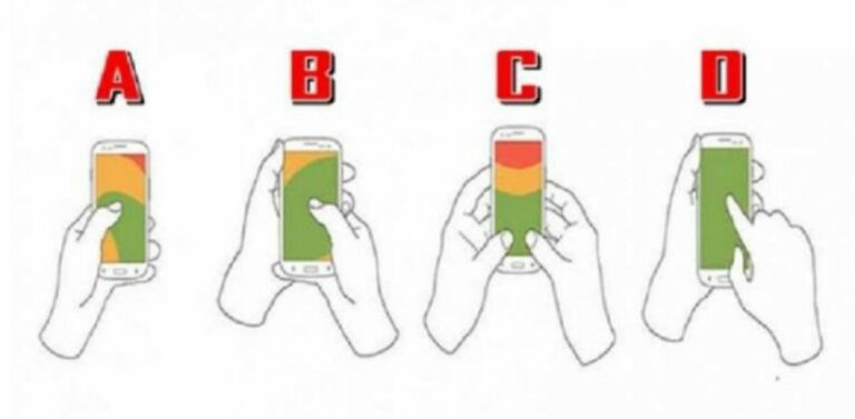 Zanimljiv test: Način na koji držite mobitel otkriva vaš karakter