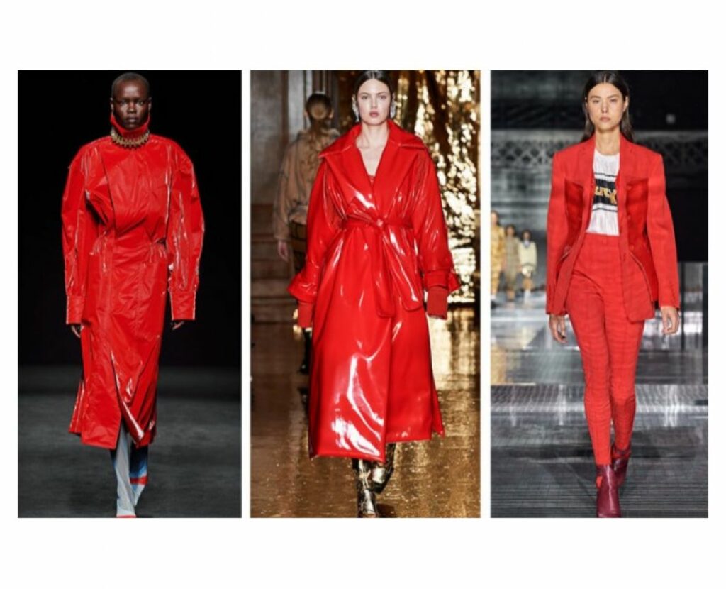 moda boja crvena jesen