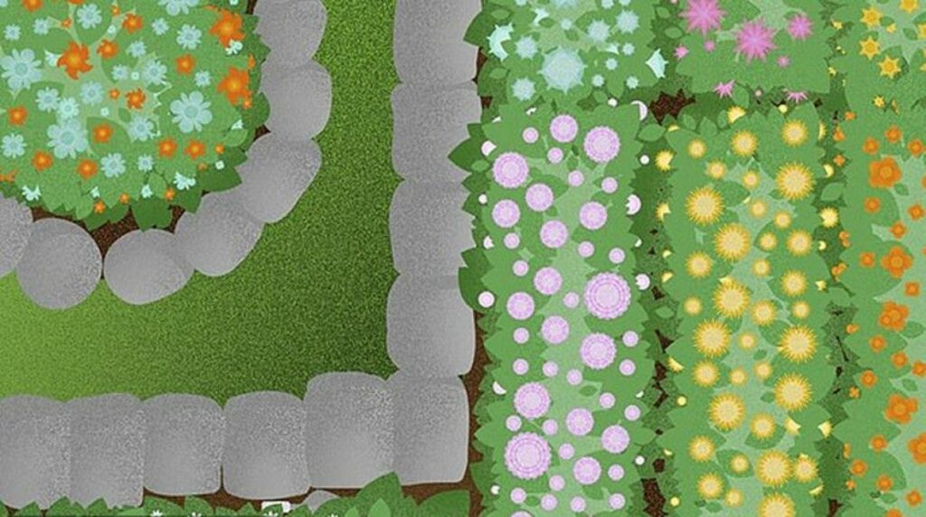 mozgalica lopatica vrt ilustracija fb