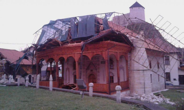 Nakon što je vjetar srušio munaru: Turska će obnoviti Ferhad-begovu džamiju