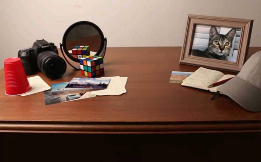 opticka iluzija stol 3d