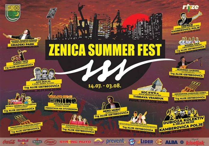 Zenica Summer Fest: Zabava za sve počinje sutra u 15,00 na Kamberovića polju!